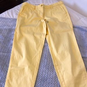 Talbots girlfriend chino size 4 yellow